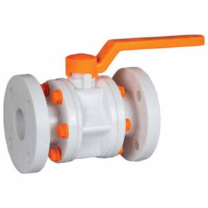 PP Flange End Ball Valve
