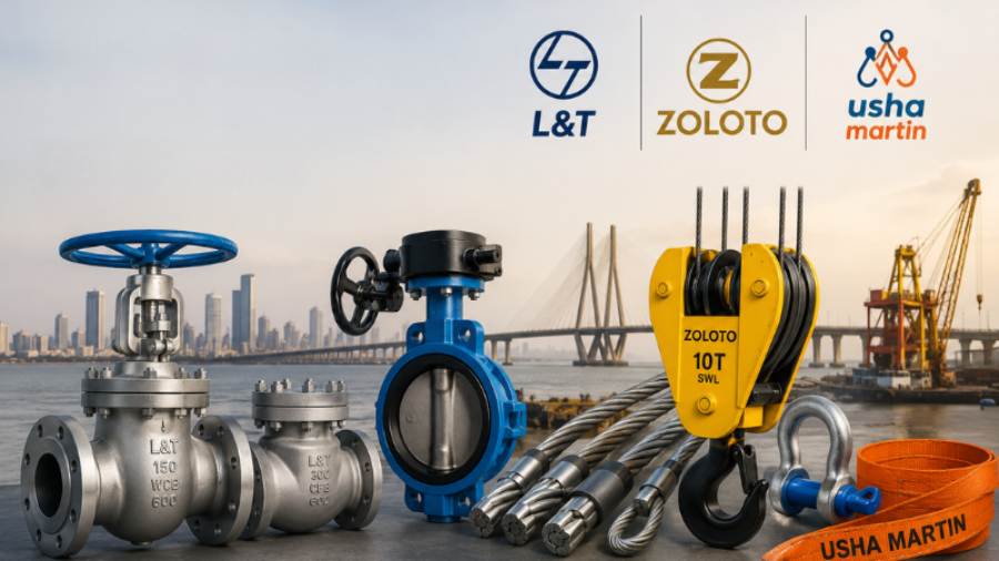 Blog 2_ Premium Valves and Lifting Products – L & T, Zoloto, and Usha Martin in Mumbai