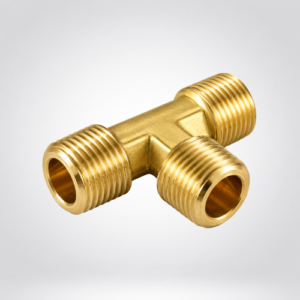Brass Male Tee
