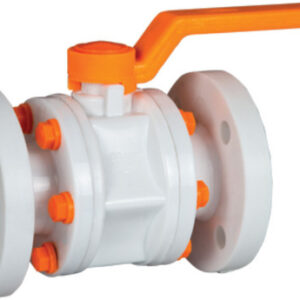PP Flange End Ball Valve